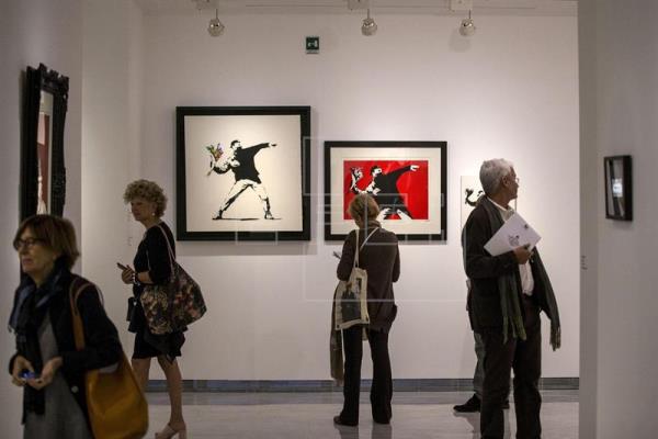 Roma expone la mayor muestra del artista urbano Banksy