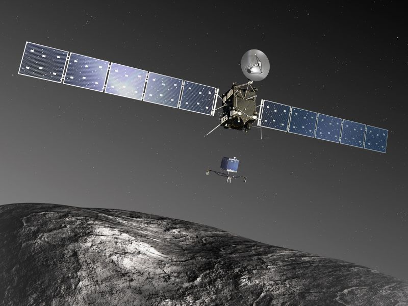 Estudian puntos de aterrizaje para que Rosetta siga en su cometa para siempre