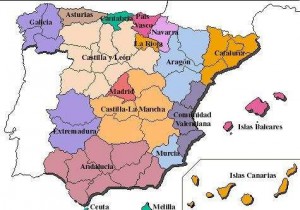 mapa comunidades de españa