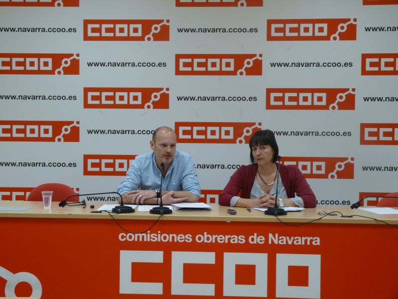 CCOO alerta de que Navarra es la única comunidad que sigue destruyendo empleo