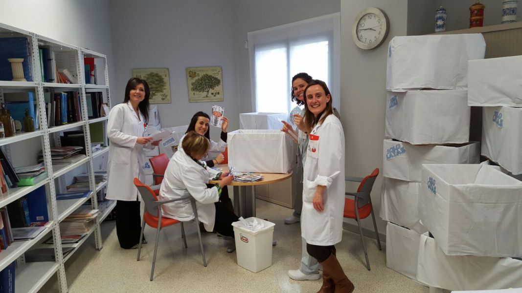 El Hospital San Juan de Dios de Pamplona-Tudela recauda  2.557 kilos de ayuda humanitaria