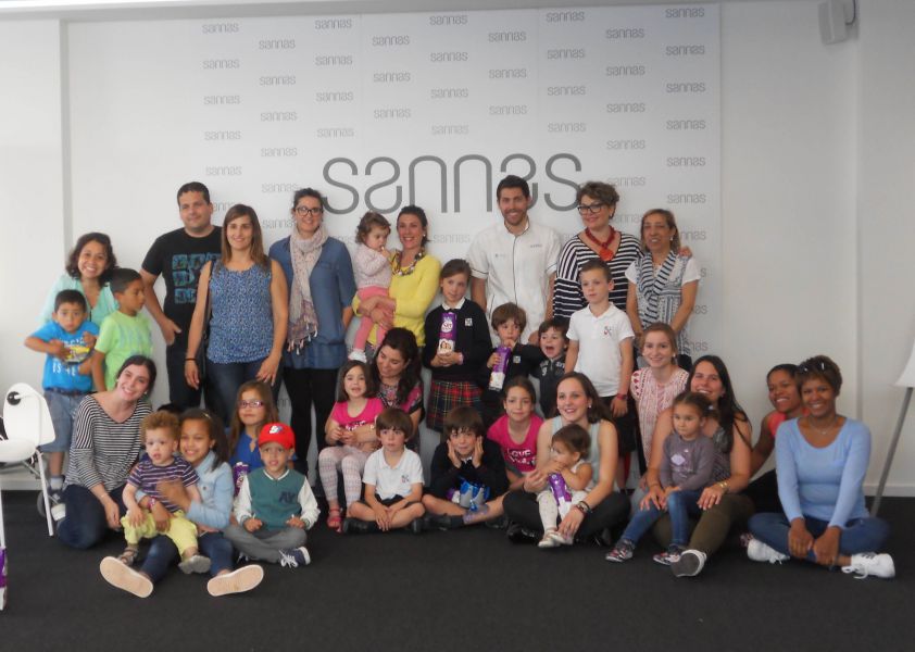 La Clínica Sannas acoge un taller saludable para padres y niños