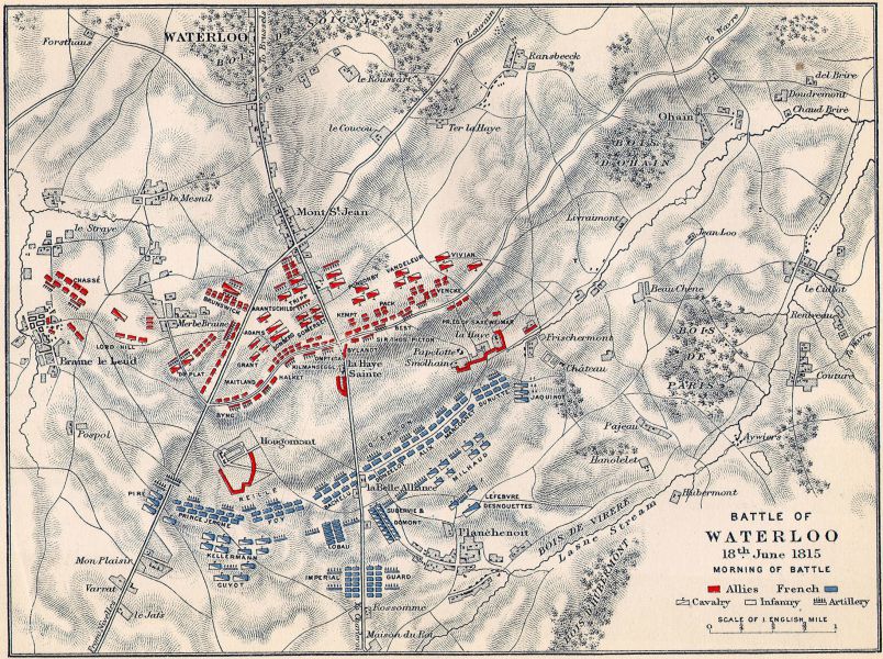 Mapa Waterloo