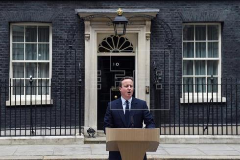 David Cameron anuncia su dimisión: «Habrá un nuevo primer ministro en octubre»