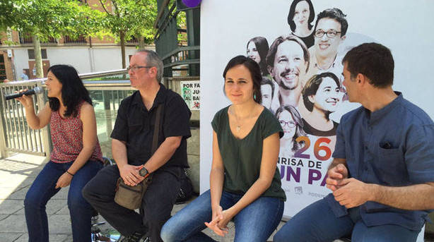 Unidos Podemos dice que solo el empleo de calidad garantizará las pensiones