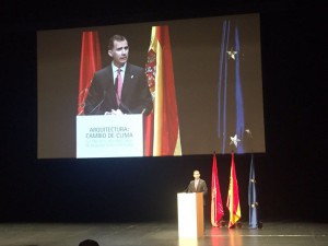Intervención del Rey Felipe VI en Baluarte I.iriarte Navarrainformacion.es