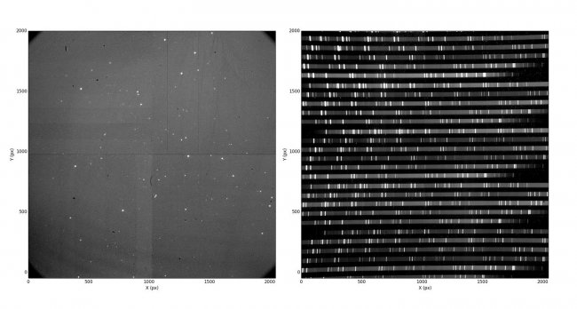 El nuevo espectrógrafo del Grantecan toma sus primeras imágenes