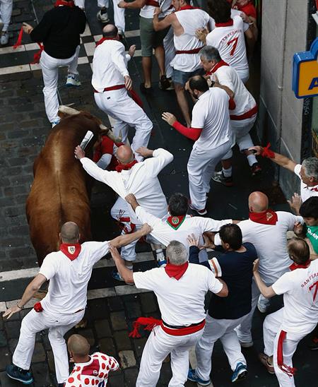 segundo encierro san fermin 2016