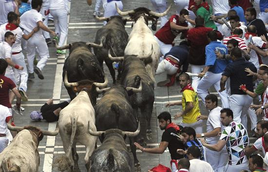Miura, que cumple 50 años ininterrumpidos en Pamplona, cierra los Sanfermines
