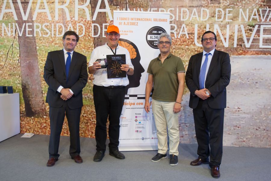 El Gran Maestro alemán Henrik Teske, campeón absoluto del I Torneo Internacional Solidario 'Jaque Mate al Alzhéimer'