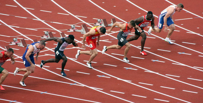 Hortelano cuarto en la final de 100 metros a 4 centésimas del bronce