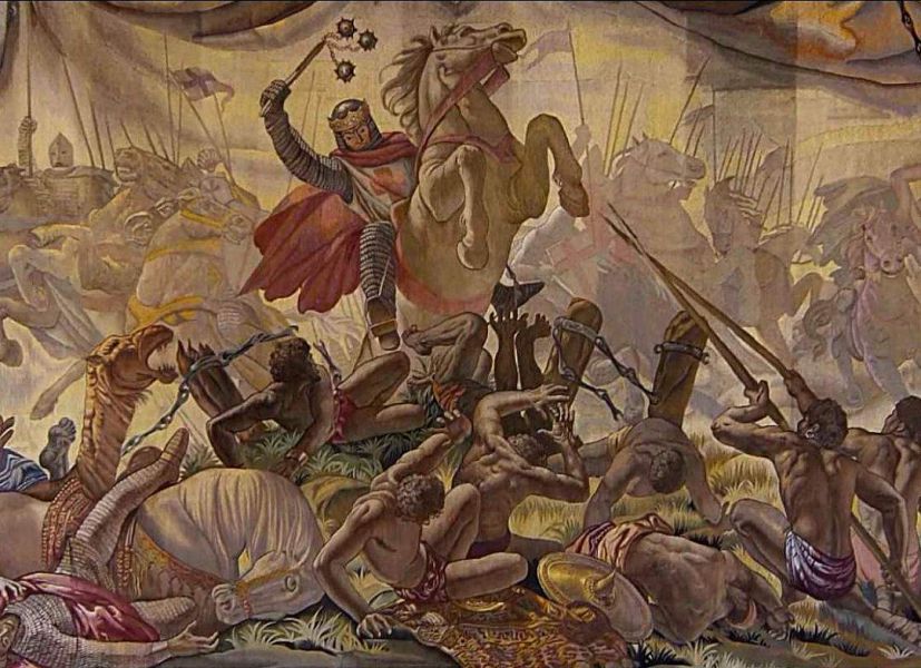 Los cristianos derrotan a los musulmanes en Las Navas de Tolosa