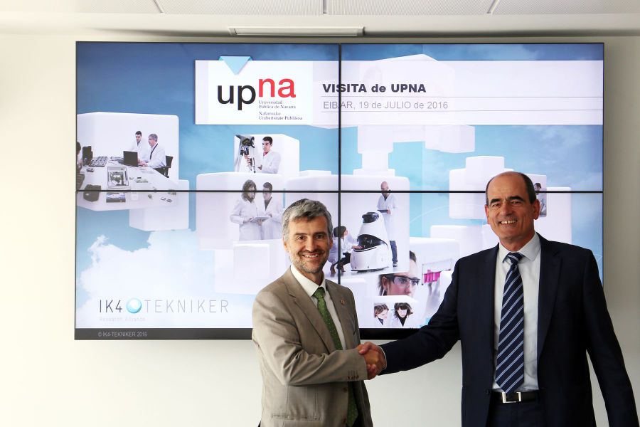 La UPNA firma un acuerdo con IK4-TEKNIKER para el acceso de alumnos al mercado laboral