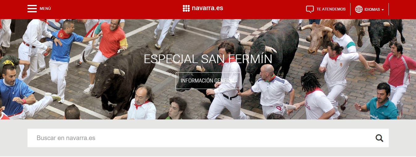 El Gobierno de Navarra autoriza pagar 200.000 euros para el nuevo portal navarra.es
