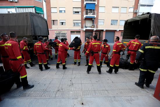 Arde el polideportivo municipal del barrio de La Concepción de Madrid