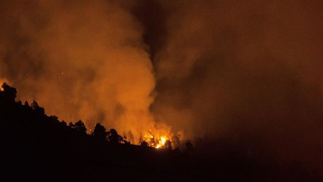 Fallece un operario del dispositivo que lucha contra el incendio de La Palma