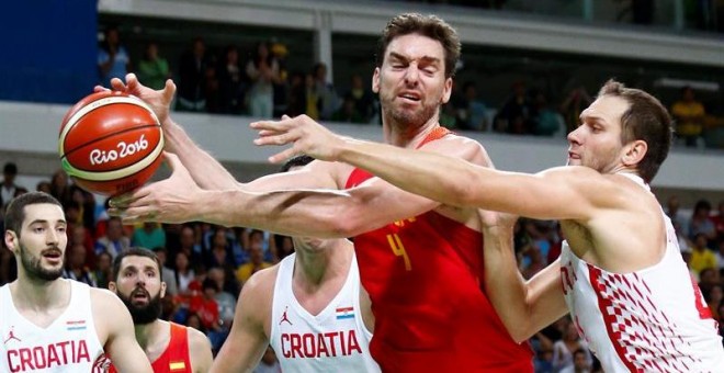 Río 2016:  Gasol y Mirotic no son suficientes en el debut de España (72-70)