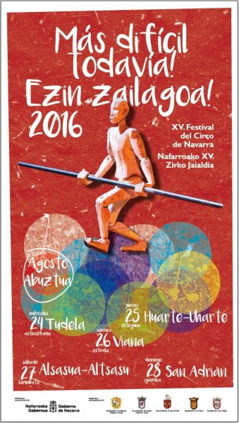 El Festival de Circo «Más difícil todavía» vuelve a Navarra