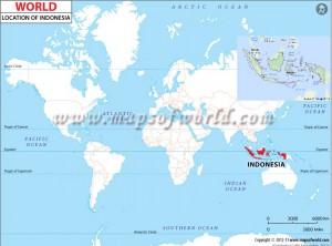 mapa indonesia