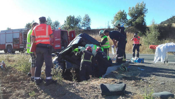 Agosto eleva a 20 el número de víctimas mortales en accidentes de tráfico en Navarra, dos más que en 2015