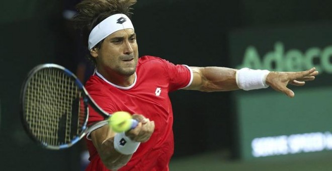 David Ferrer arrolla a Myneni y acerca a España al Grupo Mundial