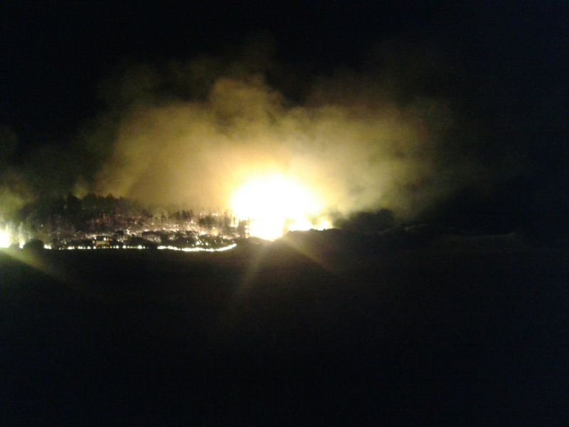 Controlado el incendio de las proximidades de Javier (Navarra)