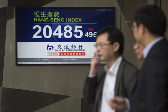 La Bolsa de Hong Kong cierra toda la jornada por el tifón Haima