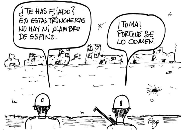 Viñeta de Manolo Royo 14-10-2016