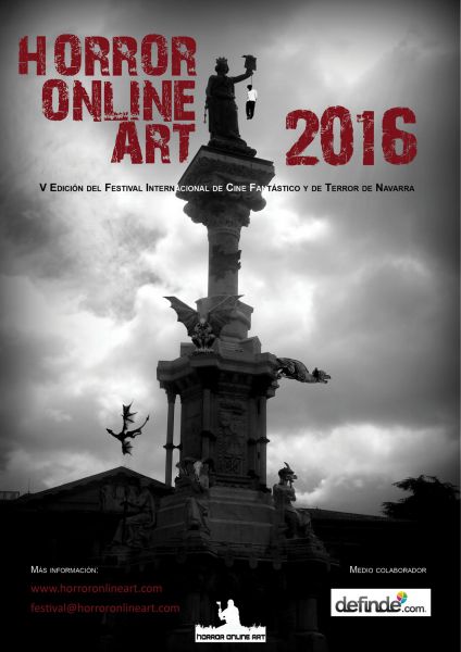 AGENDA: 4, 5 y 6  septiembre, en El Corte Inglés de Pamplona, V Festival de Cine de Terror Horror Online Art