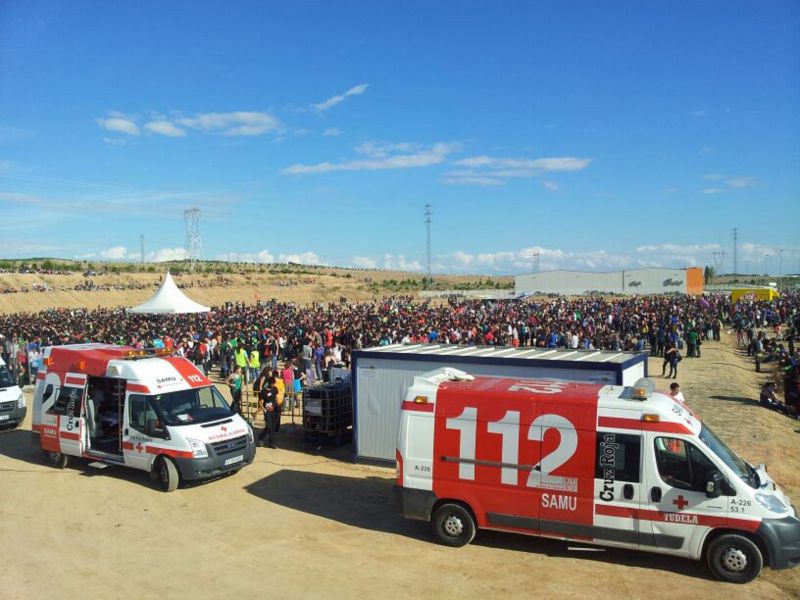Más de 80 voluntarios y cuatro ambulancias conforman el dispositivo especial de Cruz Roja para el Nafarroa Oinez 2016