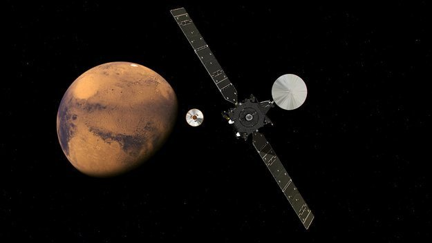 ExoMars cumple otra etapa: el módulo que aterrizará en Marte se separa de TGO