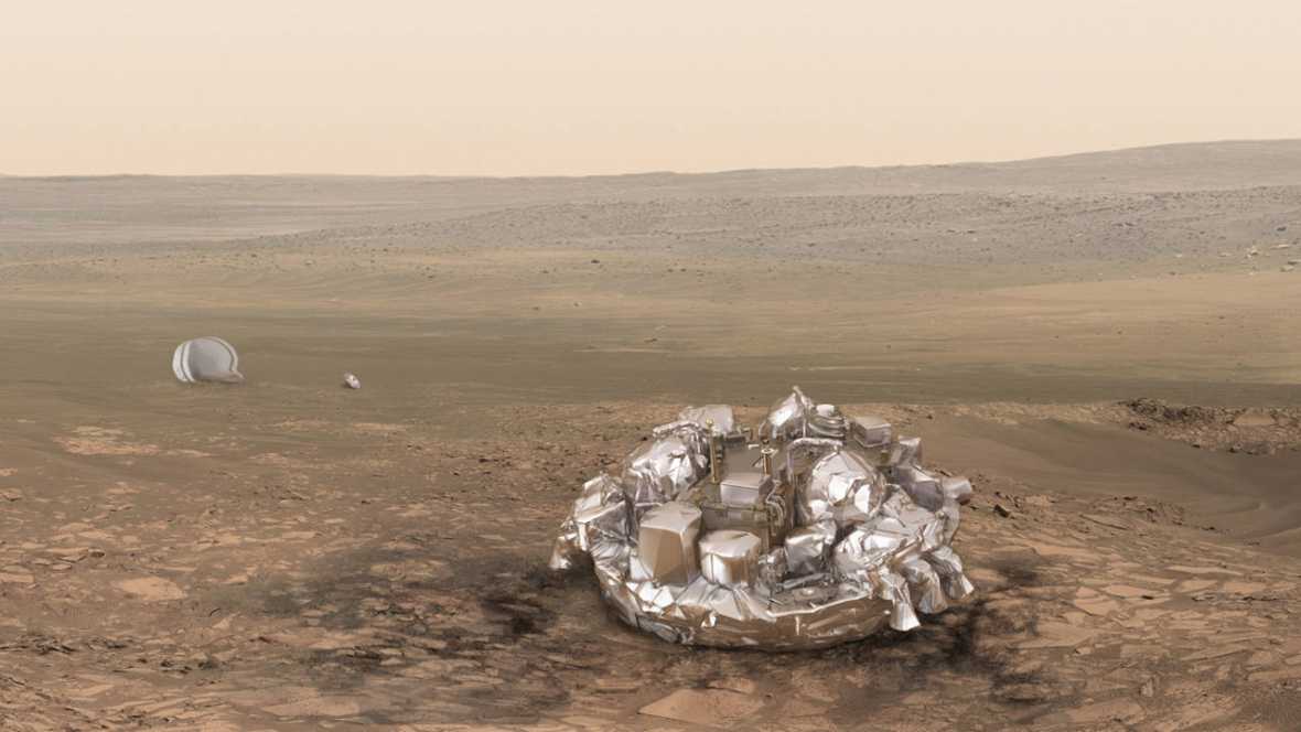 La ESA desconoce si el módulo Schiaparelli se ha estrellado en Marte
