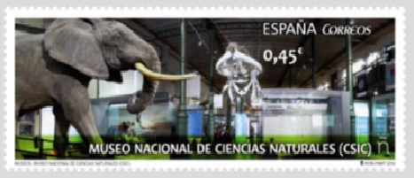 CORREOS presenta un sello dedicado al Museo Nacional de Ciencias Naturales