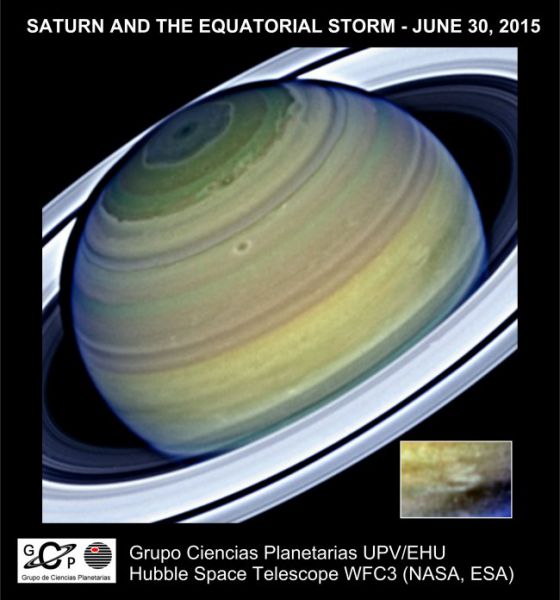 Desvelan la estructura de los vientos de la atmósfera de Saturno
