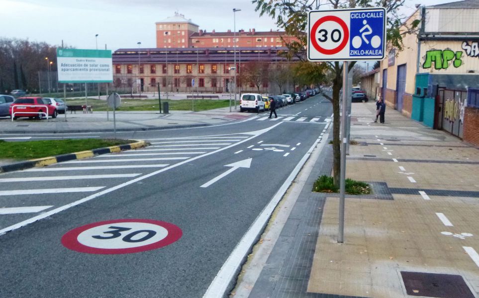 San Jorge ya se prepara para las ‘ciclo-calles’, vías con limitación de velocidad