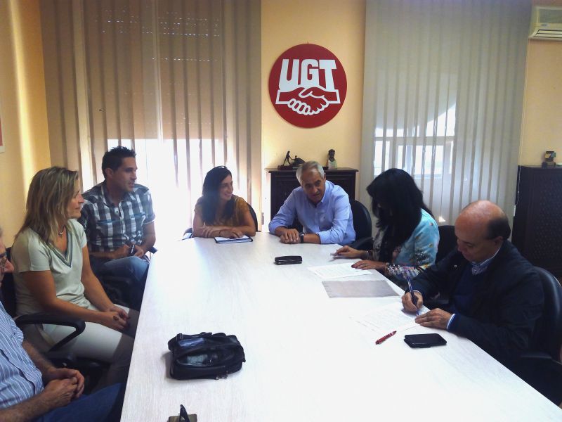 UGT (SPA) firma convenio de colaboración con la administración del Gobierno de Navarra