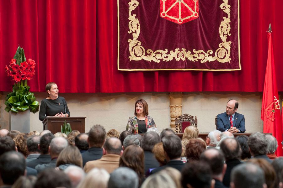 La Presidenta Barkos llama a la colaboración entre todos para abordar los retos que debe afrontar Navarra