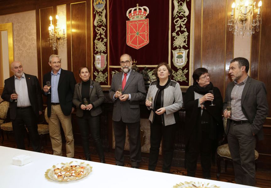 La Presidenta Barkos despide el año con los medios de comunicación