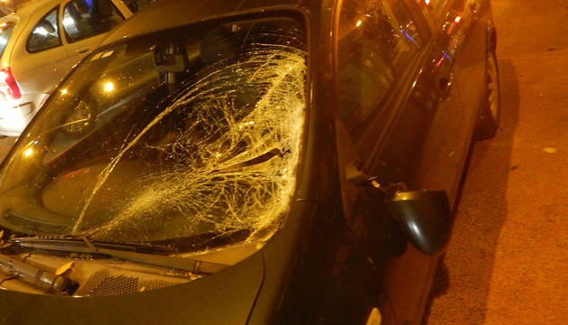 Accidente entre un ciclista que dio positivo en alcoholemia y un coche en Sancho el Fuerte