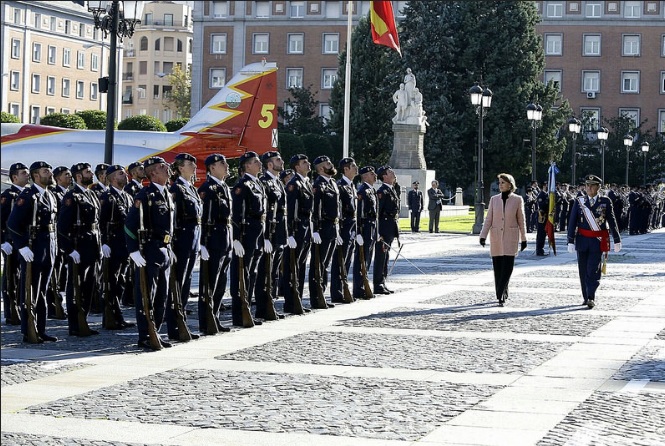 Cospedal preside el acto en honor de la patrona del Arma de Aviación