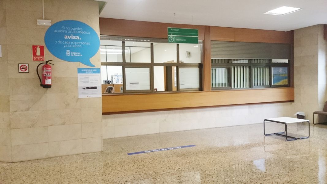 Admisión e información del Hospital de Tudela amplía su horario a las tardes