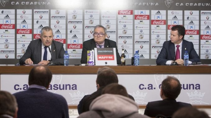Fran Canal es presentado como director general de Osasuna