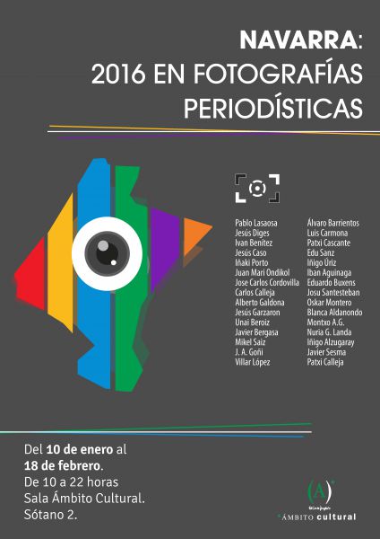 AGENDA: 10 de enero, en Ámbito Cultural (Pamplona), inauguración de exposición