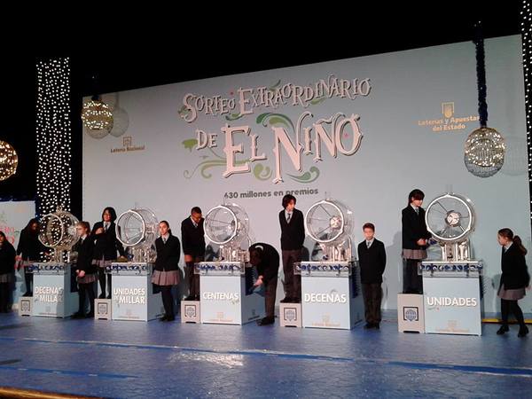 Los navarros son los menos afortunados en el sorteo del Niño