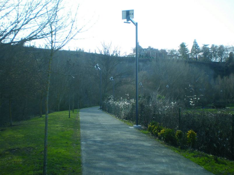 luz iluminacion barrio
