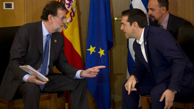Rajoy y Tsipras defienden valores comunes de Europa al margen de ideologías