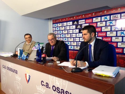 Osasuna manifiiesta un 