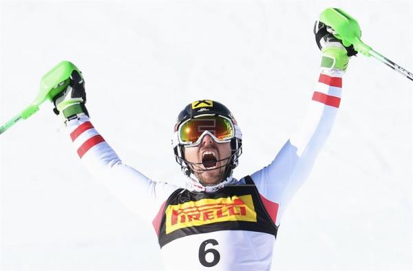 Hirscher iguala la proeza de Tomba en Sierra Nevada y Austria gana el medallero
