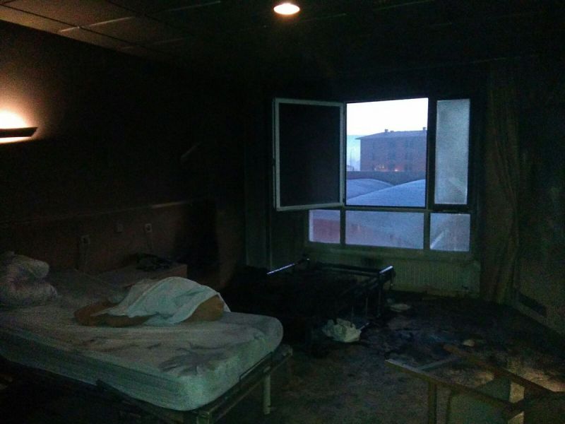 Incendio sin heridos en una residencia de ancianos en San Adrián