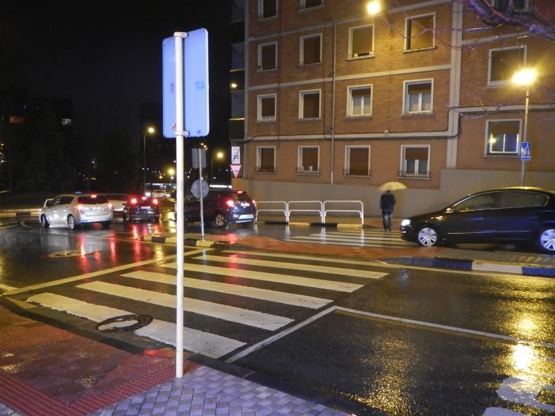 Herida una mujer de 56 años tras ser atropellada en Pamplona